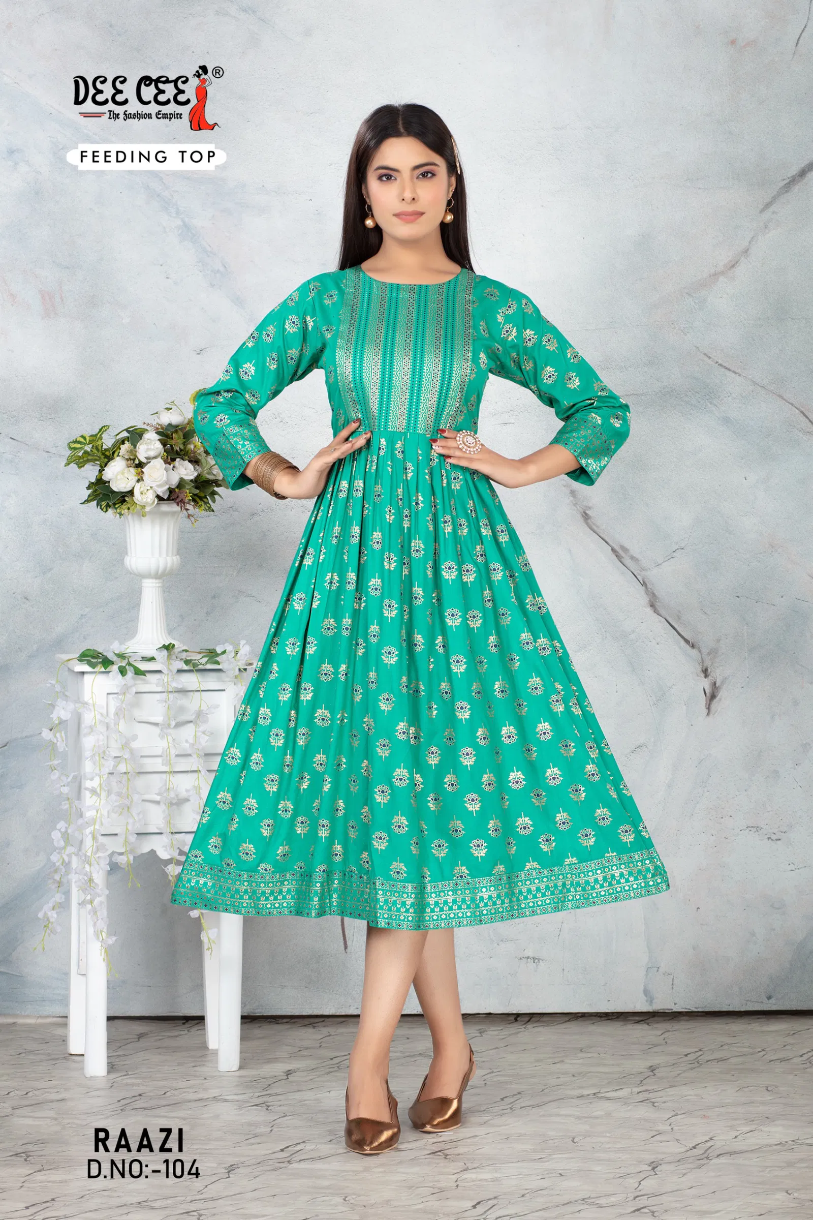 Raazi By Deecee Casual Wear Fancy Rayon Kurtis Wholesale Online